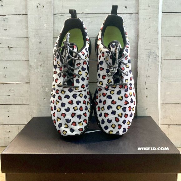 Nike Roshe Run ID Colorful Cheetah Print, New - Picture 5 of 7